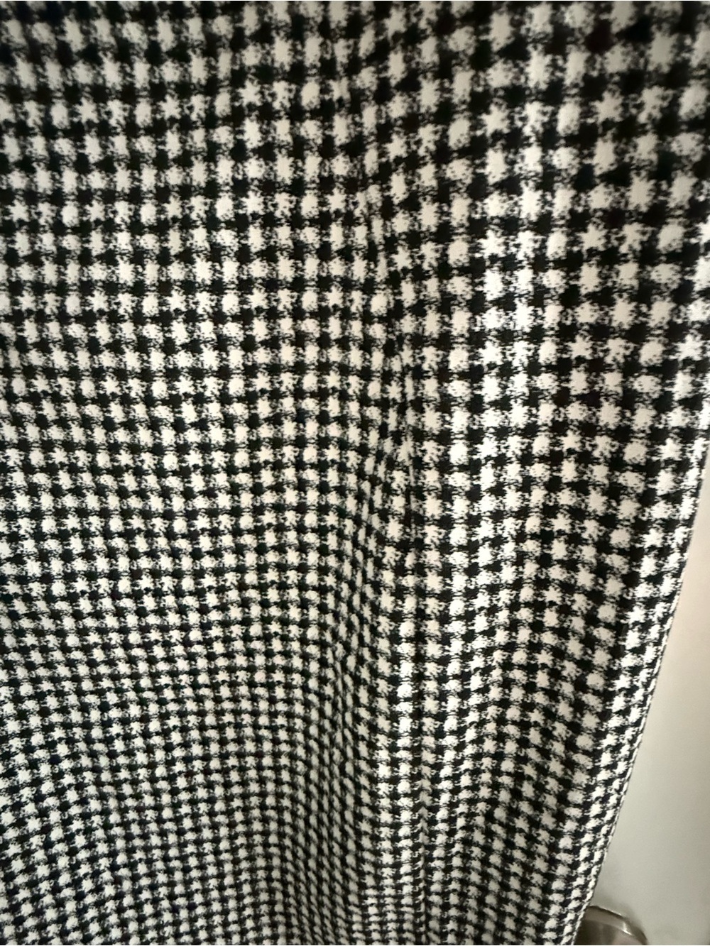 Calvin Klein Black & White Houndstooth Midi Sheath Dress Size 8 - Picture 3 of 9